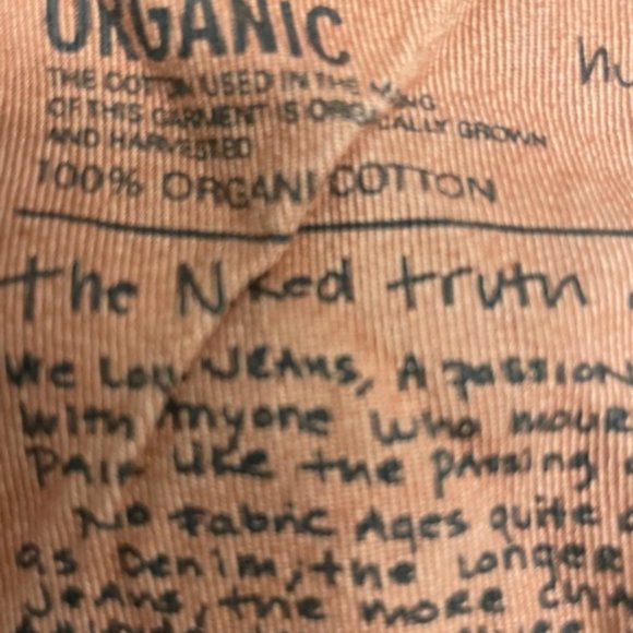 NUDIE JEANS  W29 X L32  HIGH KAI ELECTRIC RED - Picture 9 of 10